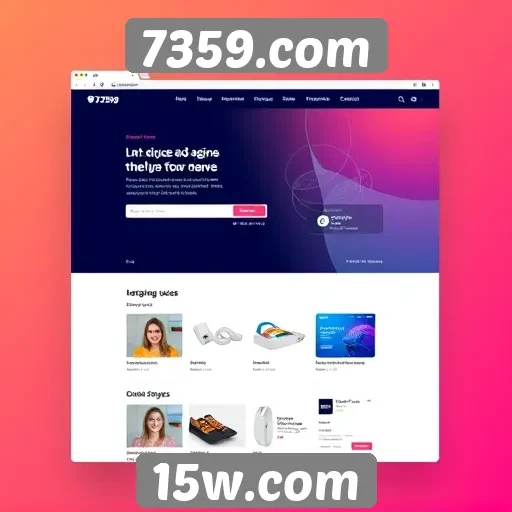 Evolução do design de interface do 7359.com
