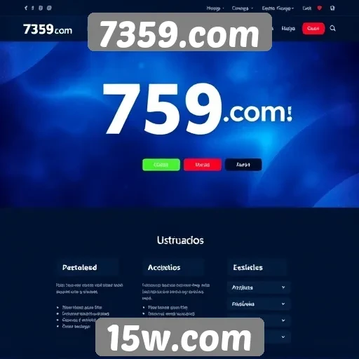 Avaliação da interface do usuário do site 7359.com